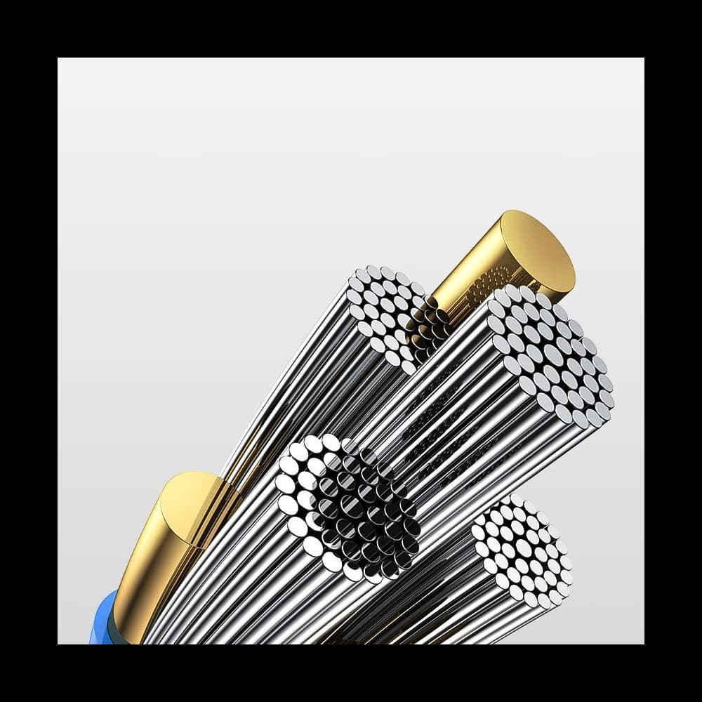 Kabel Joyroom 4w1 USB-C/USB-A - USB-C/Lithtning Quick Charge Power Delivery 3 A 60 W 1,2 m grün (S-1230G3) - 9