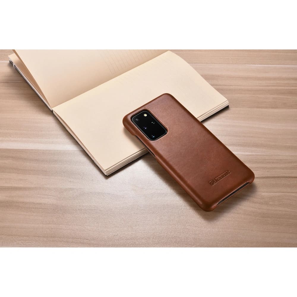 Etui iCarer Curved Edge Vintage Folio Samsung Galaxy S20+ Plus hnědá - 11