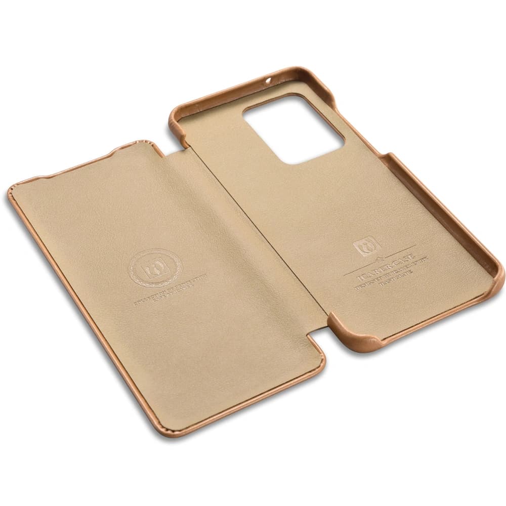Etui iCarer Görbe Szélű Vintage Folio Samsung Galaxy S20 Ultra khaki - 7