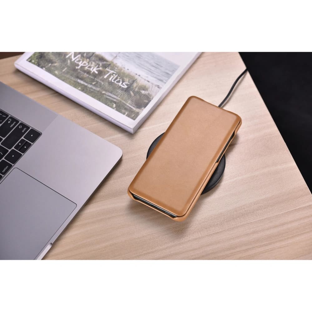 Etui iCarer Görbe Szélű Vintage Folio Samsung Galaxy S20 Ultra khaki - 10