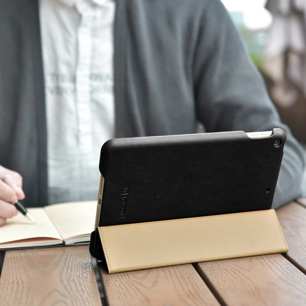 Etui iCarer bőrtok Apple iPad mini 7.9 2019 (5. generáció) fekete - 15