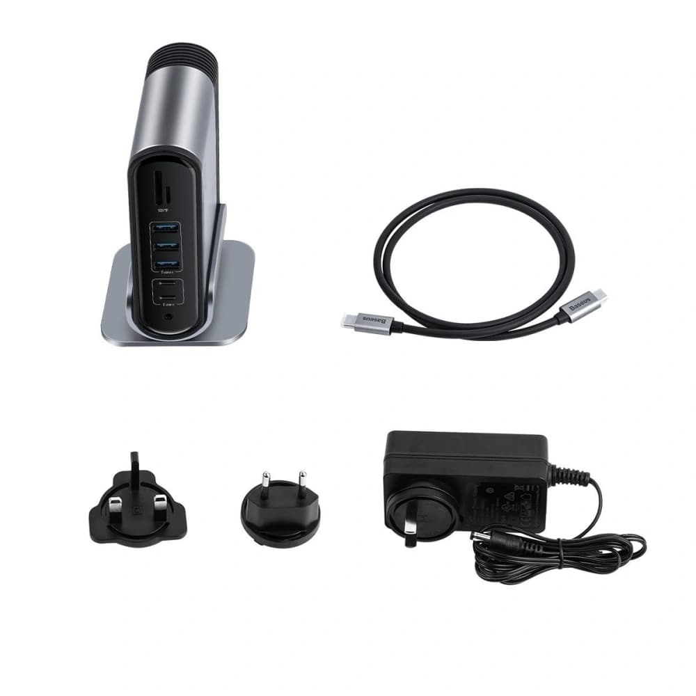 [OUTLET] Stacja dokująca Baseus Working Station, HUB USB-C 16w1 - 7