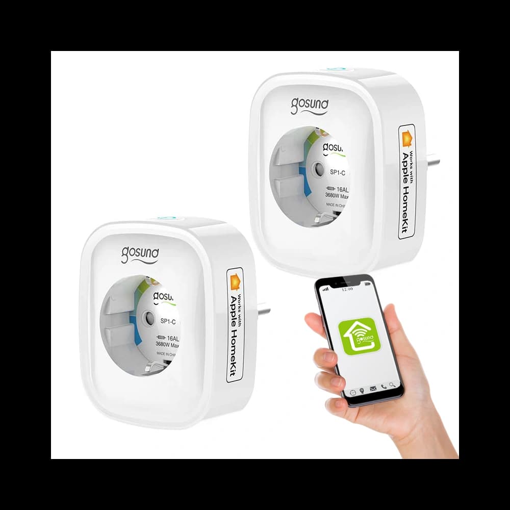 Intelligens WiFi aljzat Gosund SP1-H (HomeKit) [2 PACK] - 1