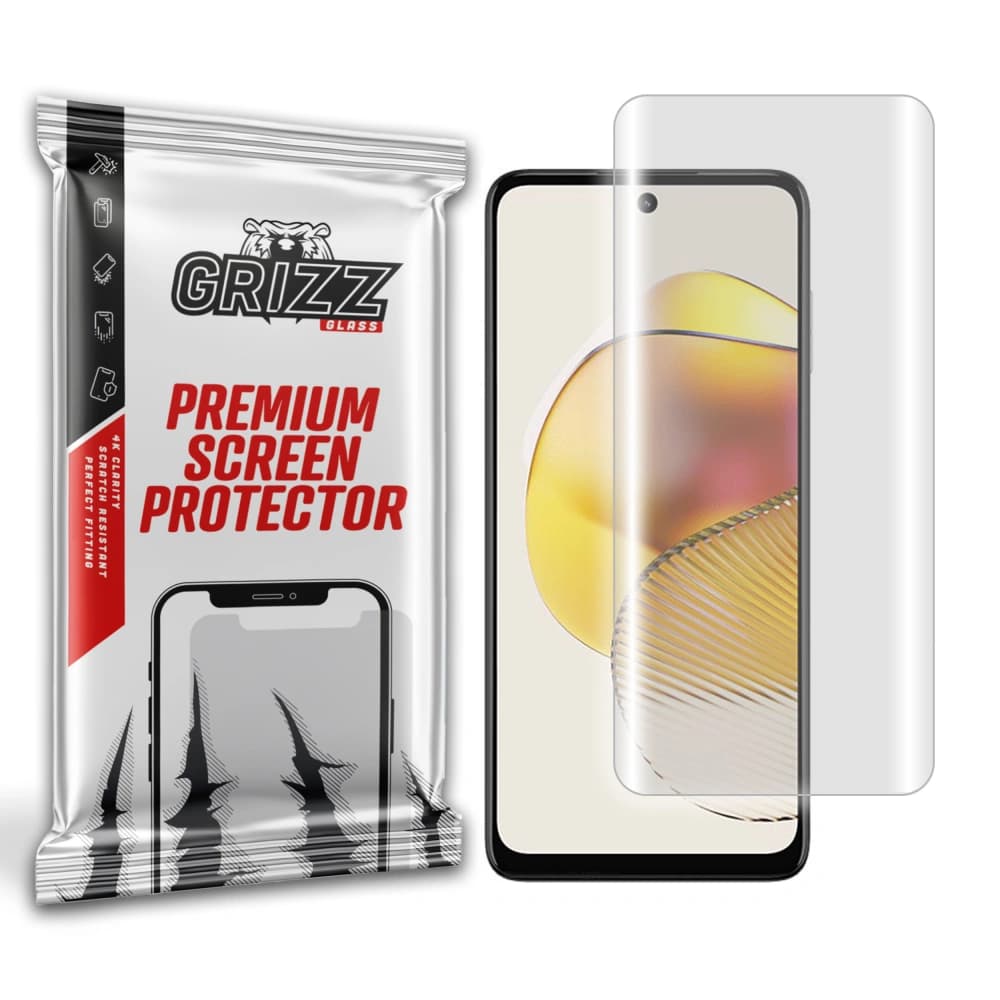 Hochgelierte Folie GrizzGlass Hydrofilm für Motorola Moto G73