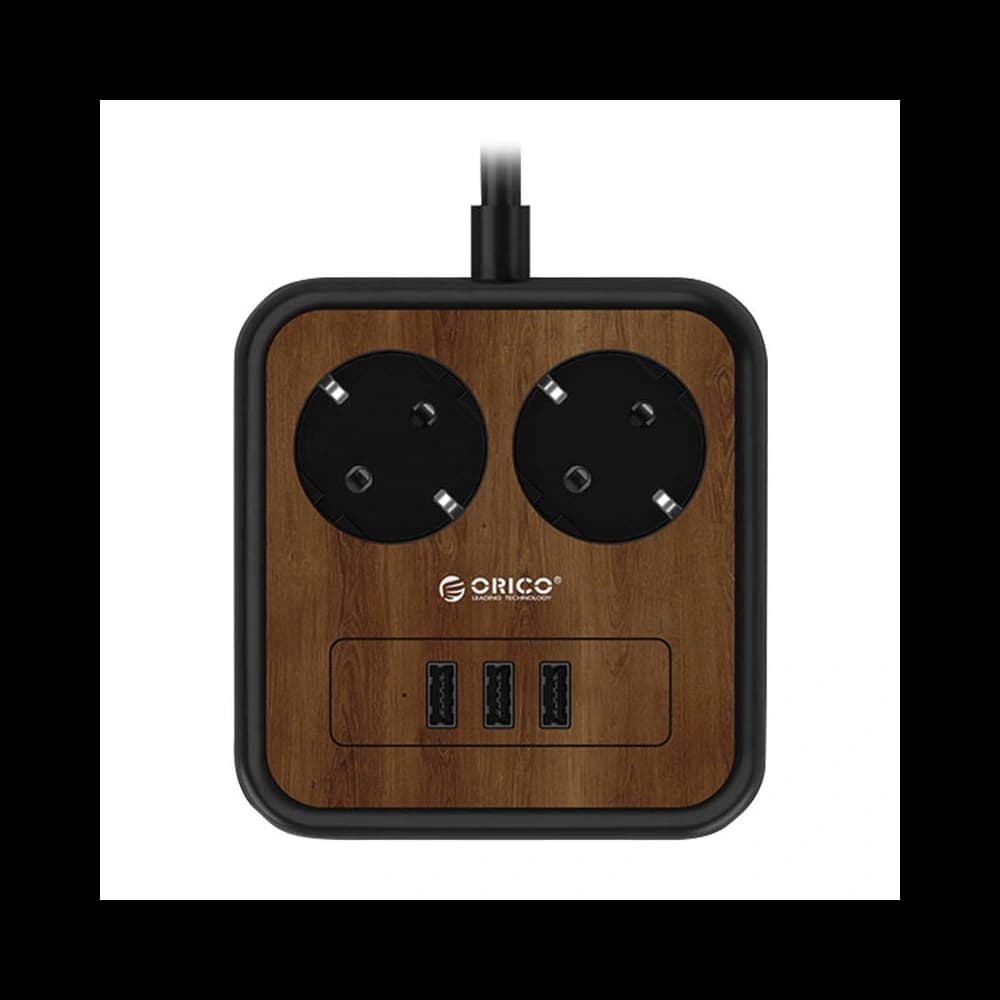 Listwa zasilająca z 2 gniazdami AC, 3x USB, Orico, 1.4m, 2500W - 1