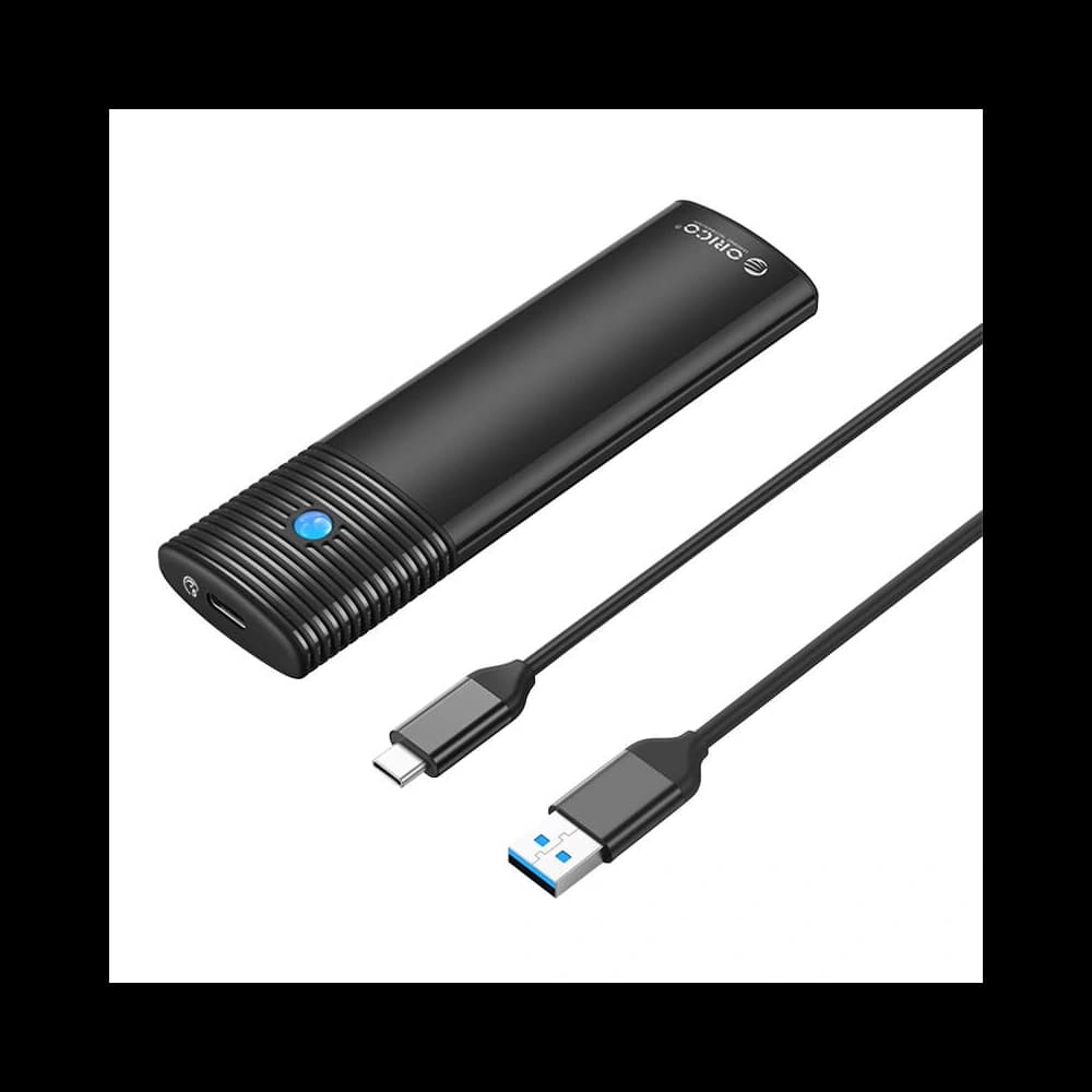 Obal disku M.2 SATA, Orico PWM2-BK-EP, USB-C, 5Gbps (černá) - 2