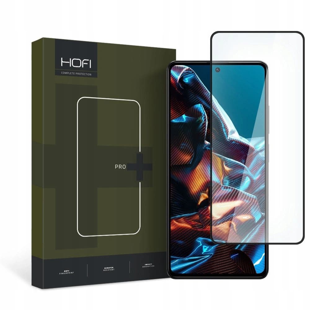 Edzett üveg Hofi Glass Pro+ Xiaomi Redmi Note 12 Pro/Poco X5 Pro 5G Fekete - 1
