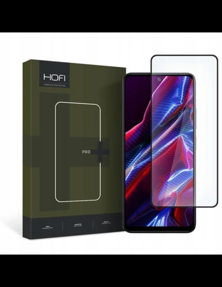 Edzett üveg Hofi Glass Pro+ Xiaomi Redmi Note 12/Poco X5 5G Fekete