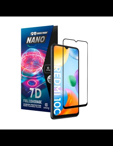 Hibrid üveg Crong 7D Nano Rugalmas Üveg Xiaomi Redmi 10C