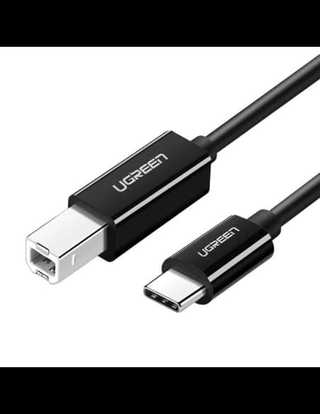 UGREEN US241 USB-C/USB-B nyomtató kábel, 1m (fekete)