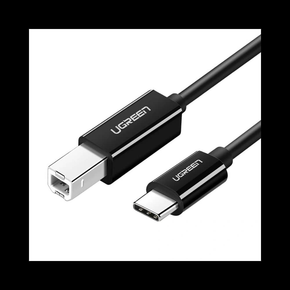 UGREEN US241 USB-C/USB-B Cable for printer, 1m (black) - 1