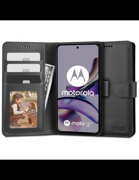 Tech-Protect Tasche Wallet Motorola Moto G13/G23/G53 5G Schwarz