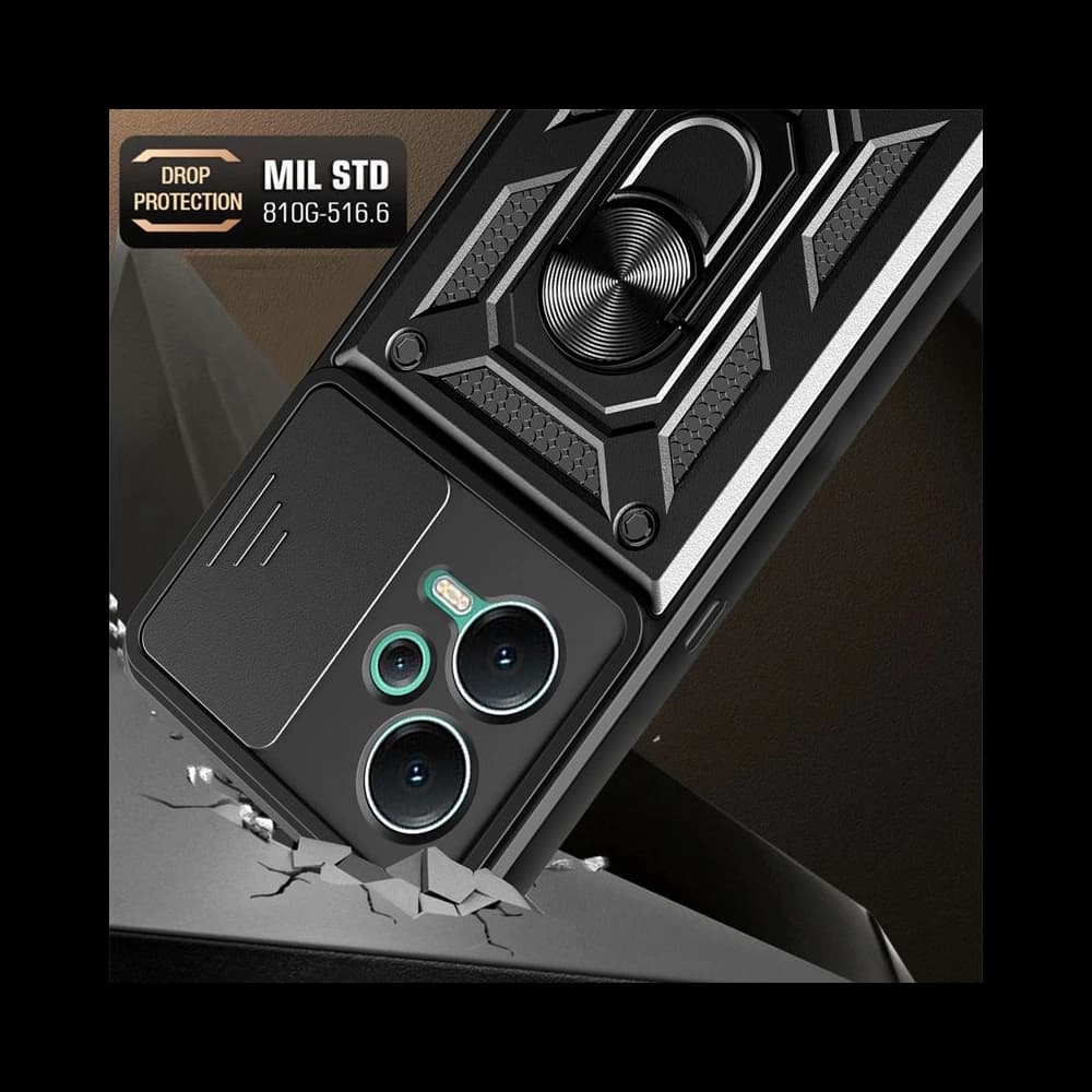 Tech-Protect Xiaomi Tasche CamShield Pro Redmi Note 12/POCO X5 5G Schwarz - 5