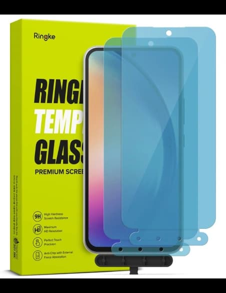 Ringke Samsung Gehärtetes Glas Gehärtetes Glas Galaxy A54 5G Klar [2 PACK]