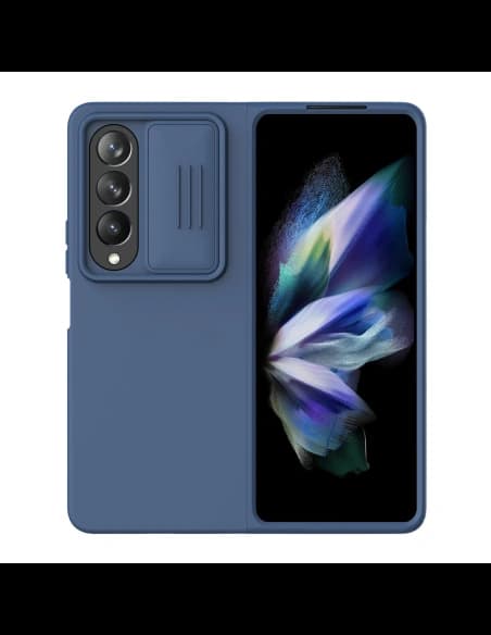 Nillkin Samsung Fall CamShield Silky Silikon Galaxy Z Fold 4 blau