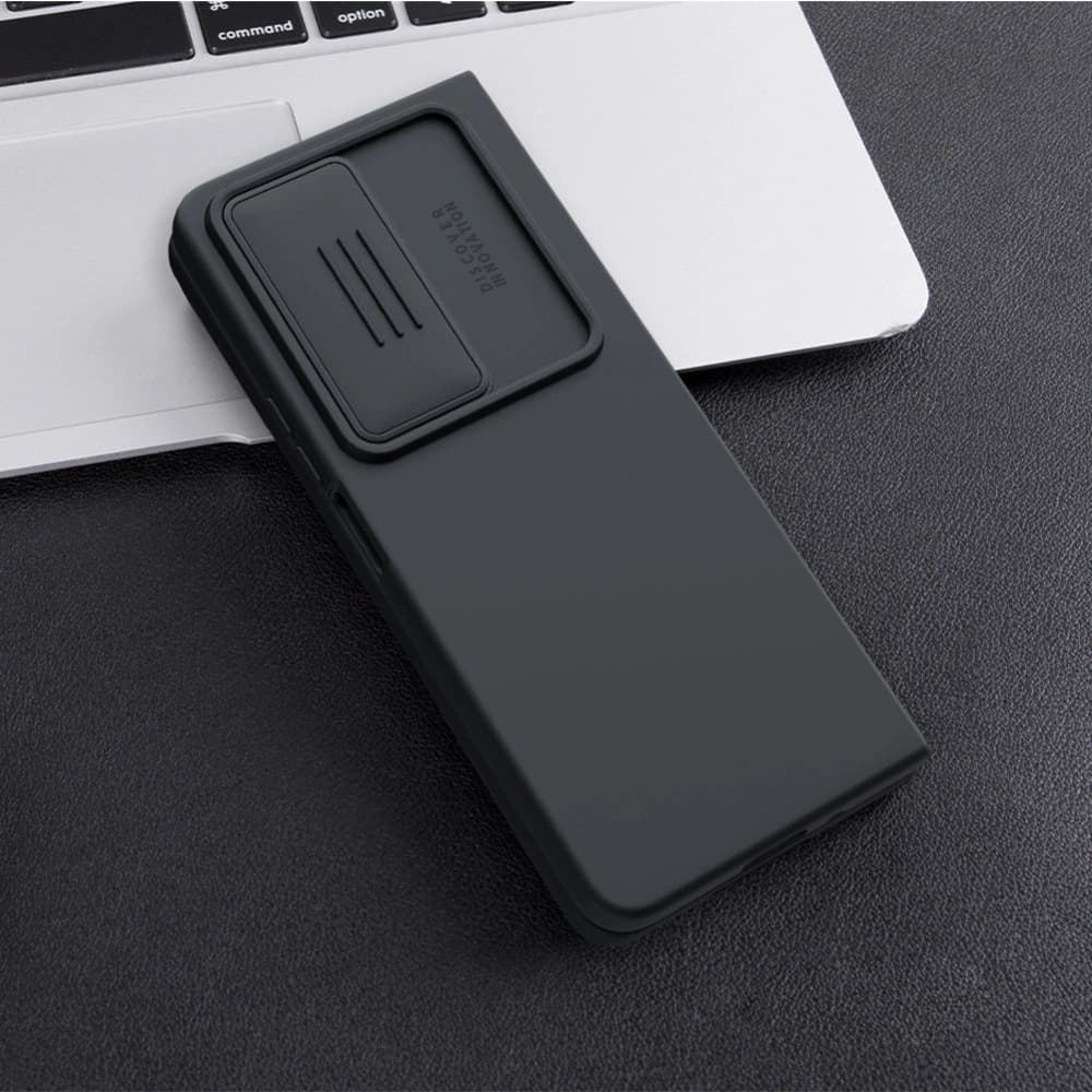 Etui Nillkin CamShield Silky Silicone Samsung Galaxy Z Fold 4 modré - 15