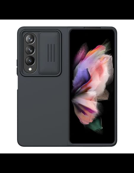 Nillkin Samsung Fall CamShield Silky Silikon Galaxy Z Fold 4 schwarz