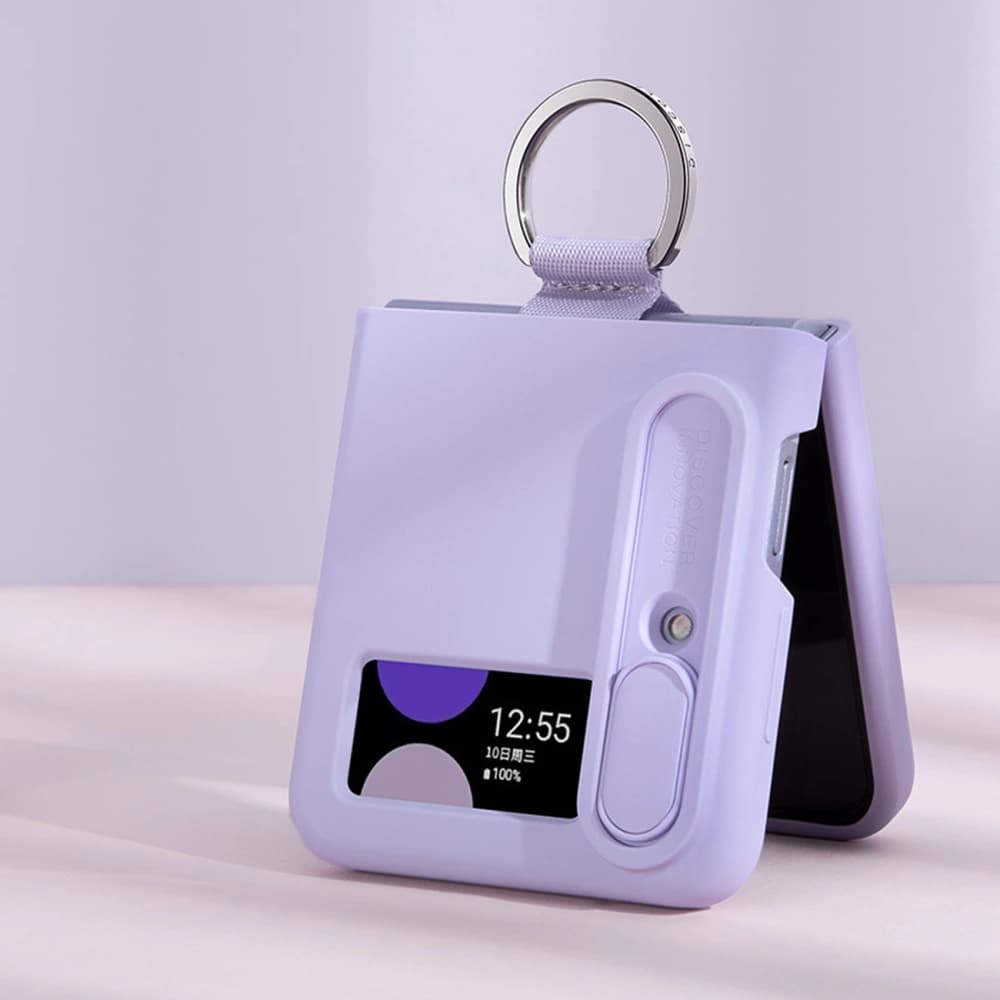 Case Nillkin CamShield Silky Silicone Samsung Galaxy Z Flip 4 purple - 8