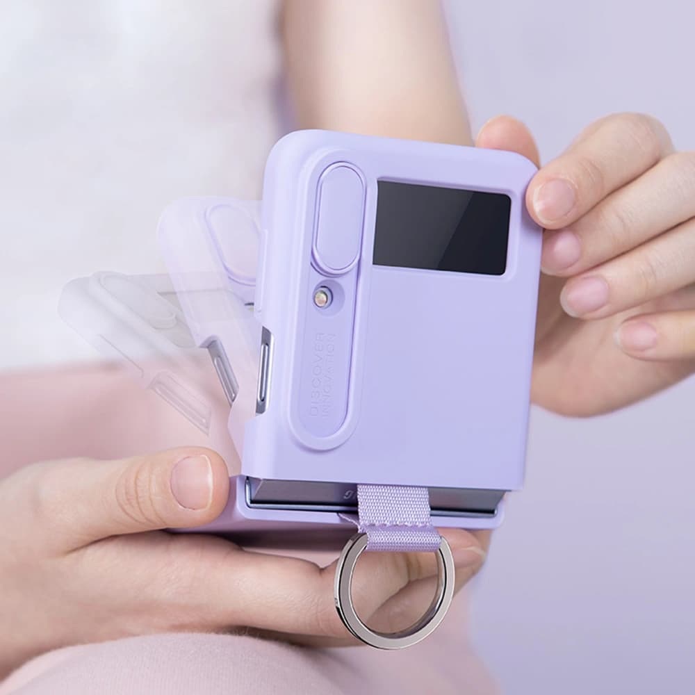 Case Nillkin CamShield Silky Silicone Samsung Galaxy Z Flip 4 purple - 10