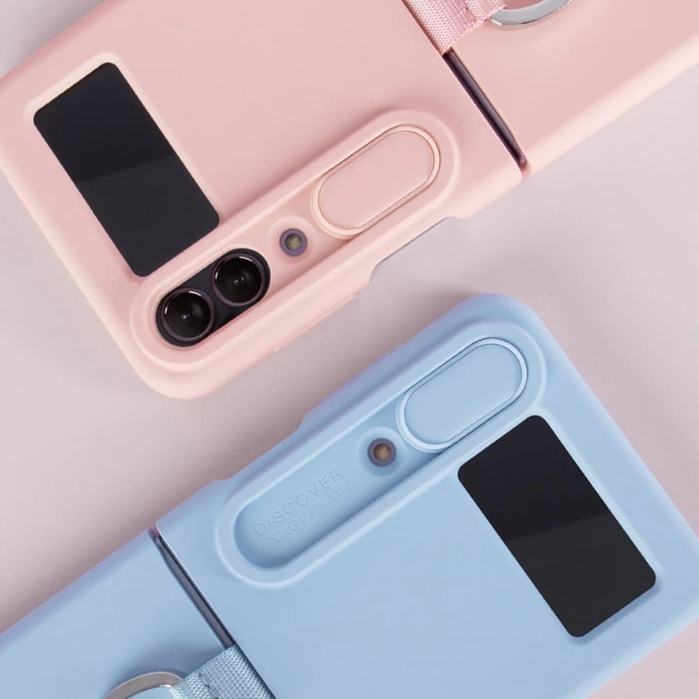 Etui Nillkin CamShield Silky Silicone Samsung Galaxy Z Flip 4 broskvové - 9