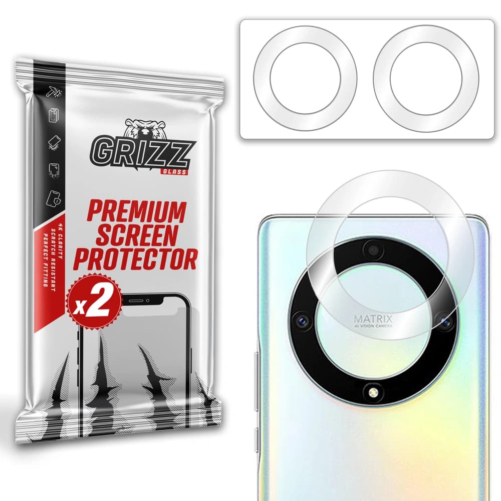 GrizzGlass HybridGlass Camera Glass Honor Magic5 Lite - 1