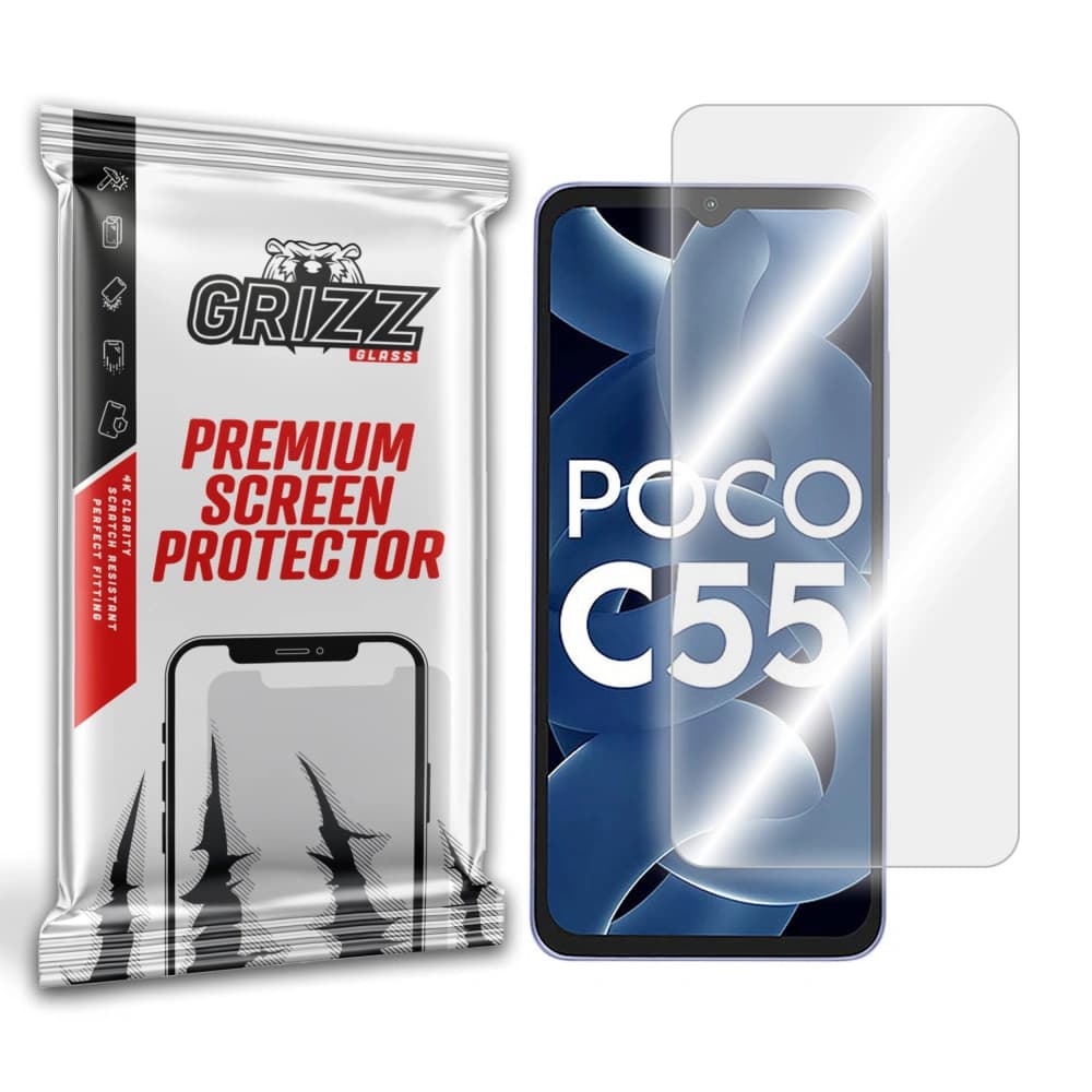 GrizzGlass Xiaomi Hybridglas HybridGlass für Poco C55 - 1