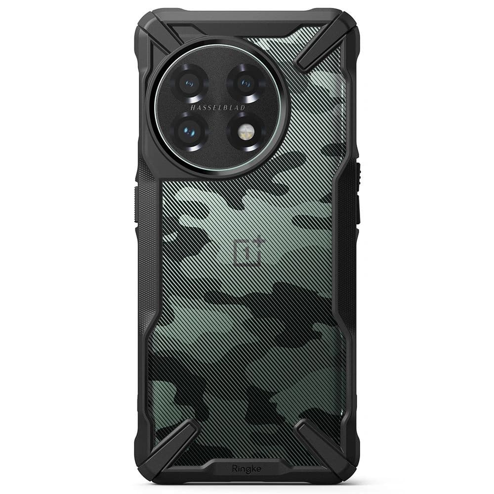 Case Ringke Fusion-X Design OnePlus 11 5G Camo (Moro) Black - 3