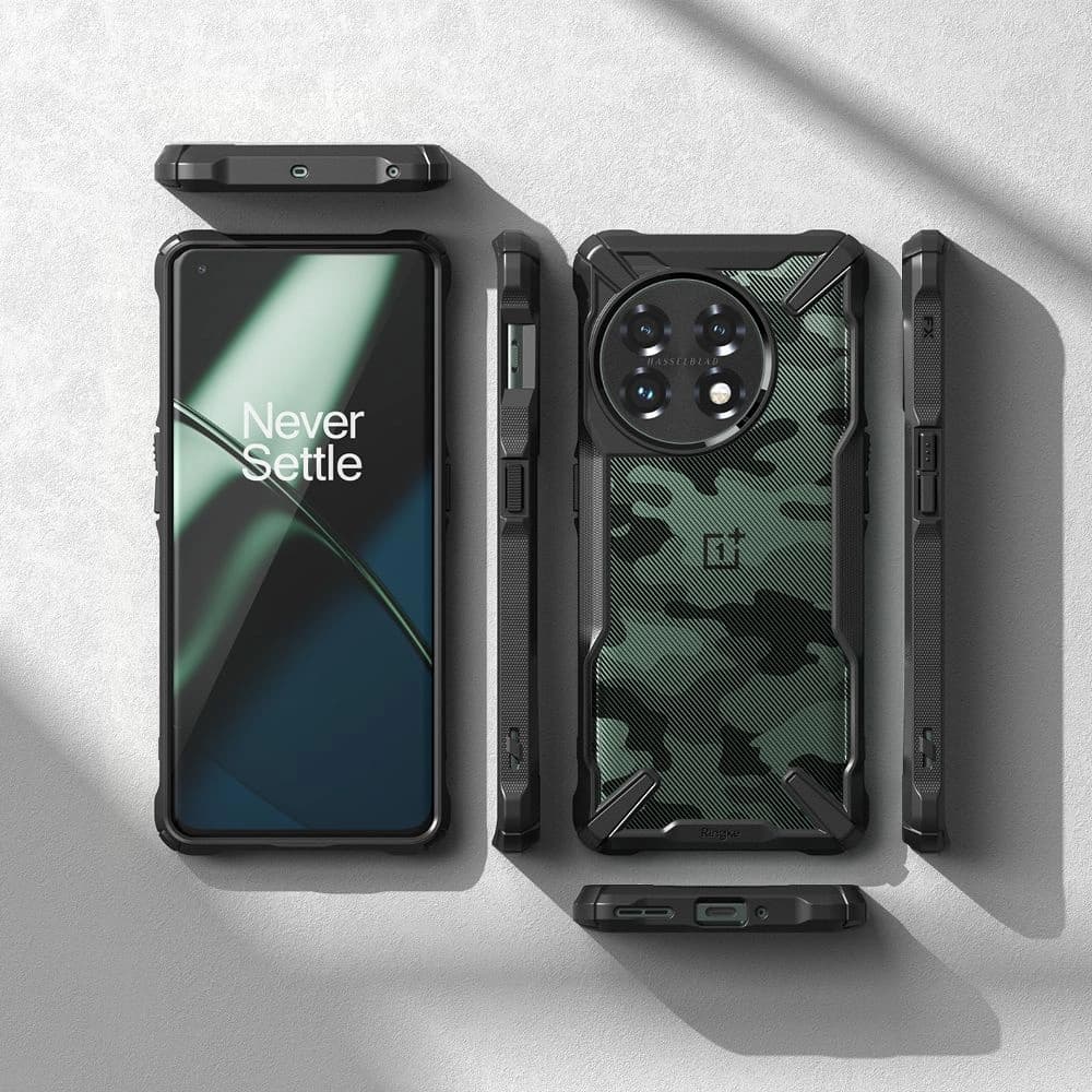 Case Ringke Fusion-X Design OnePlus 11 5G Camo (Moro) Black - 5