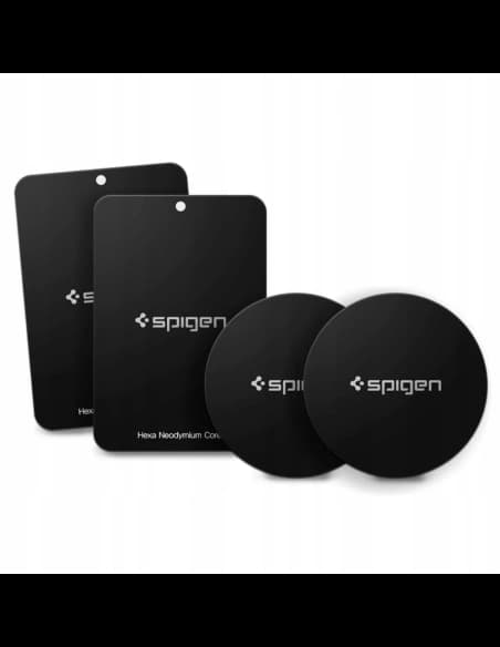 Mágneses tartóhoz készült lapkák Spigen MP-4P Metalplate Magnetic autós tartó
