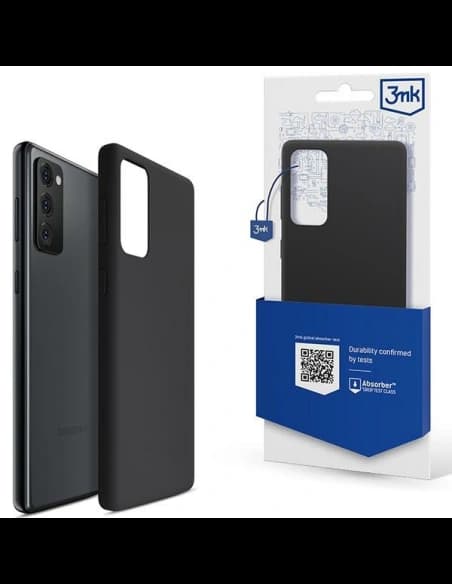 Case 3MK Silicone Case Samsung Galaxy S20 FE black/black