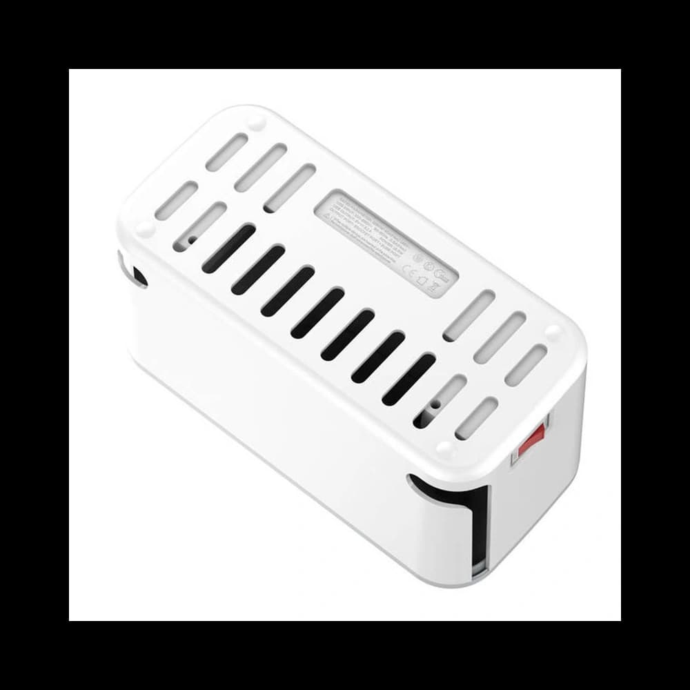 LDNIO SN5309W power strip with organizer, 5x AC, 3x USB, 2500W (white) - 2