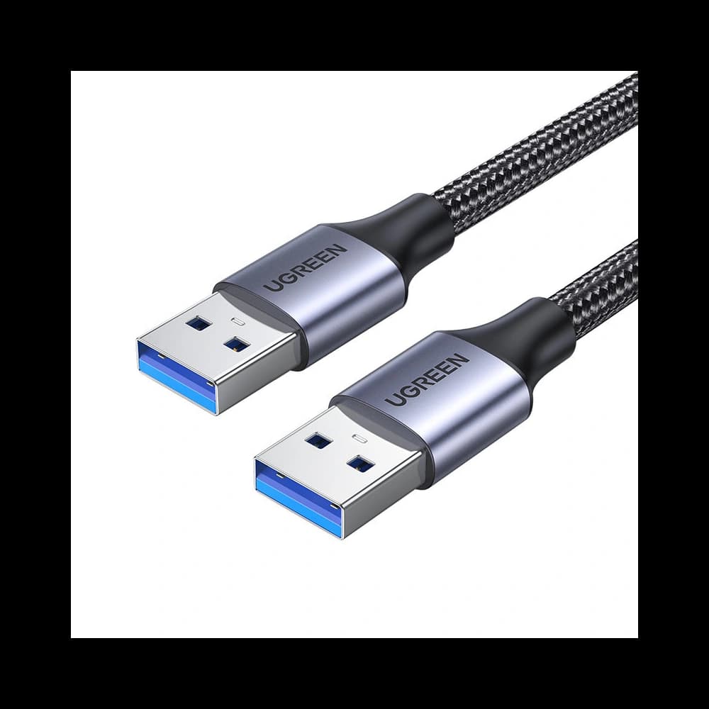 UGREEN US373 USB-A/USB-A 3.0 5Gb/s 2m szürke kábel - 1