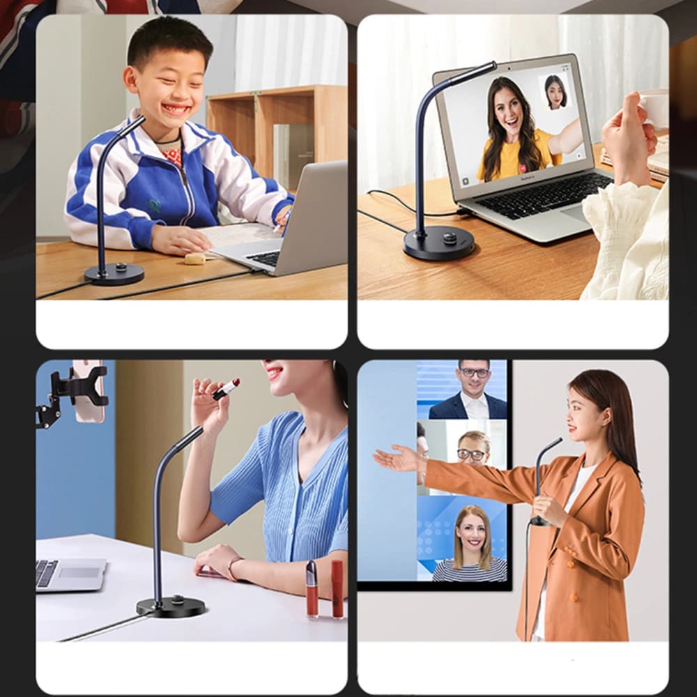 UGREEN CM564 USB mikrofon állvánnyal fekete - 4