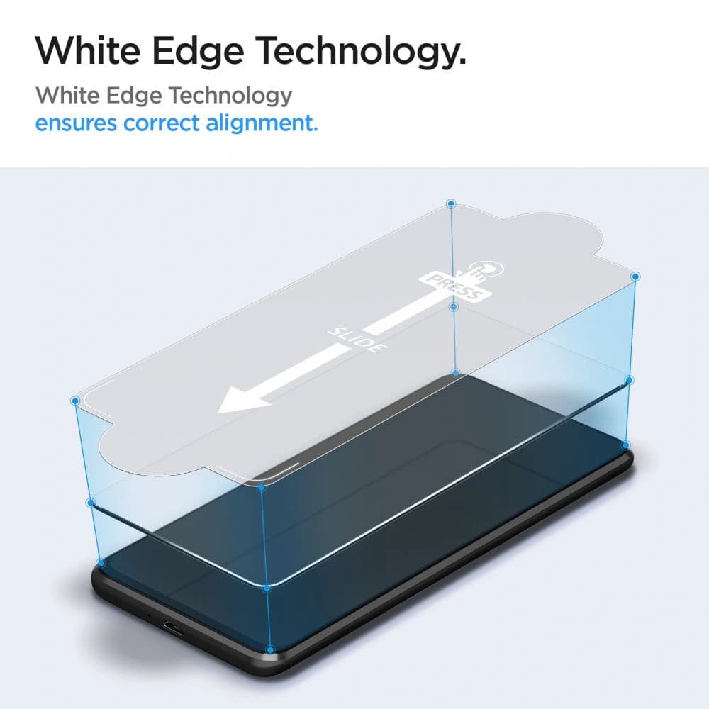 Spigen GLAS.tR Slim Samsung Galaxy A34 5G Clear [2 PACK] - 9