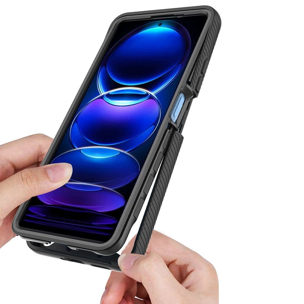 Tech-Protect Xiaomi Tasche Defense360 Redmi Note 12 Pro 5G/POCO X5 Pro 5G Schwarz - 4