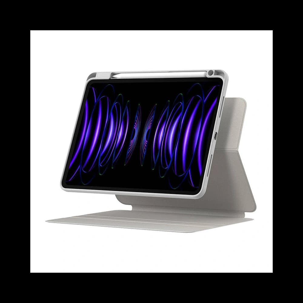 Etui magnetice Baseus Minimalist Apple iPad Pro 12.9 2018/2020/2021/2022 (3., 4., 5. și 6. generație) (gri deschis) - 1