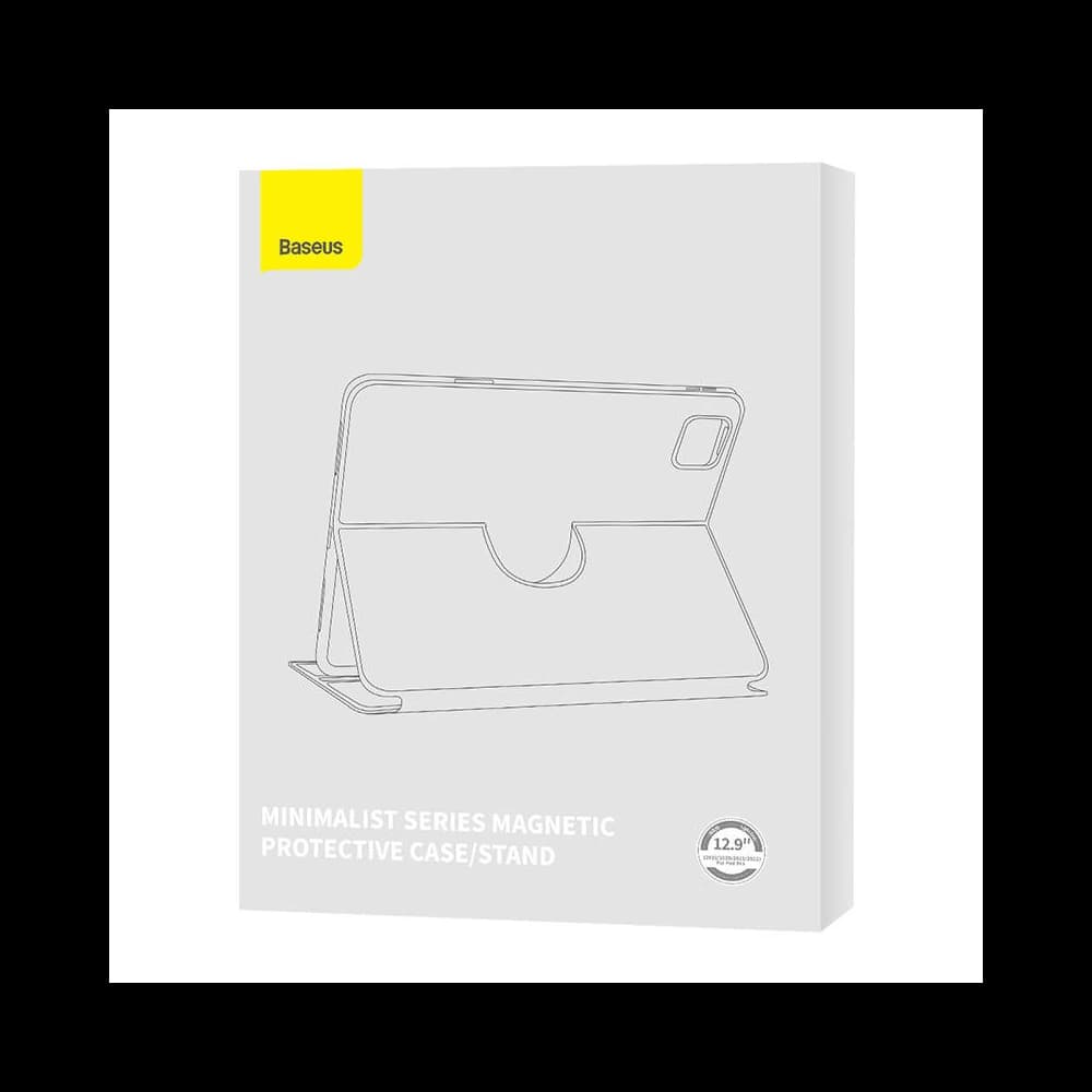 Etui magnetice Baseus Minimalist Apple iPad Pro 12.9 2018/2020/2021/2022 (3., 4., 5. și 6. generație) (gri deschis) - 6