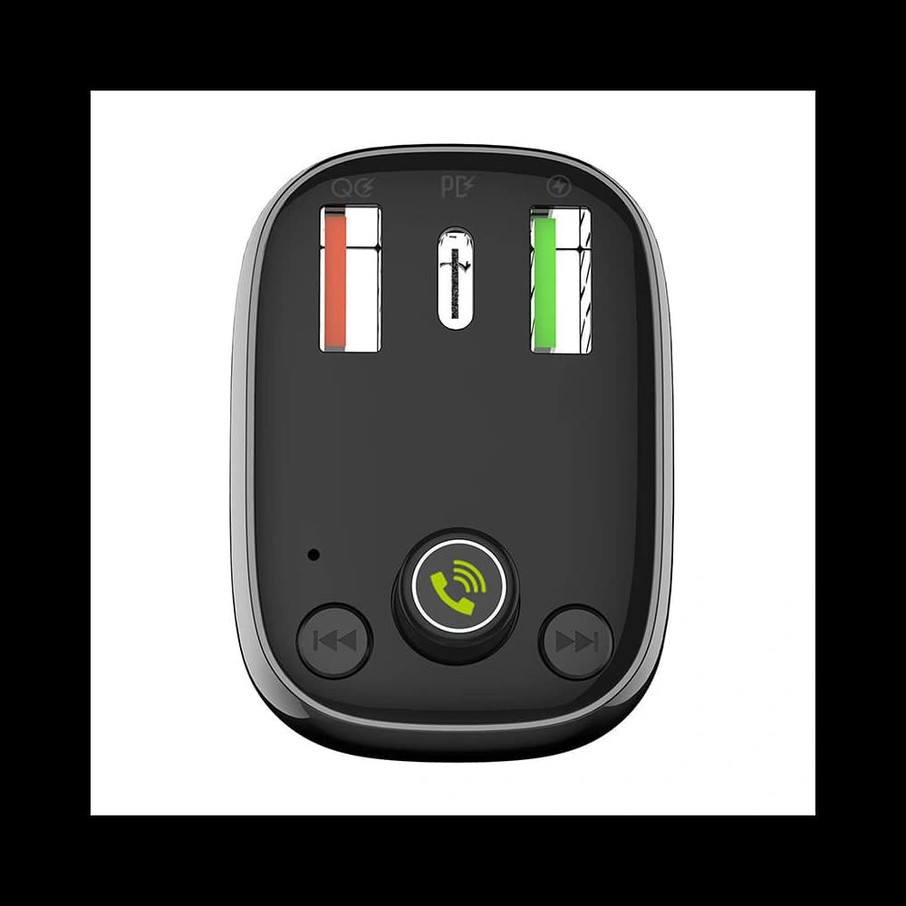 Transmițător FM LDNIO C704Q Bluetooth 2xUSB-A, USB-C + cablu USB-C - 4