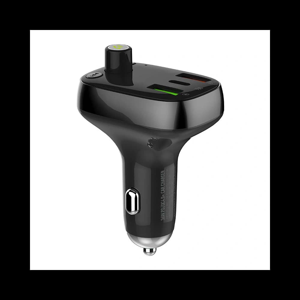 FM adó LDNIO C704Q Bluetooth 2xUSB-A, USB-C + microUSB kábel - 2