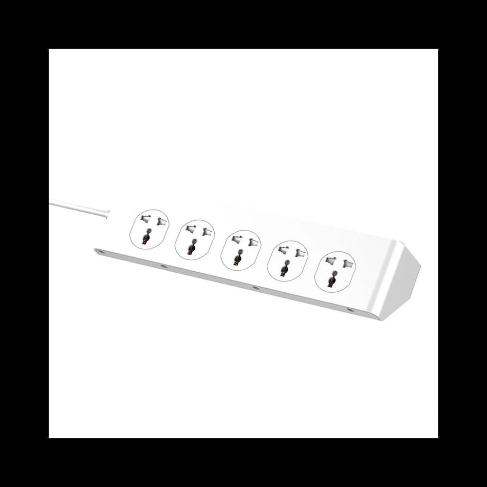 Tápellátó elosztó LDNIO SC10610 10x AC, 5x USB-A, 1x USB-C, 2500W, 2m (fehér) - 3