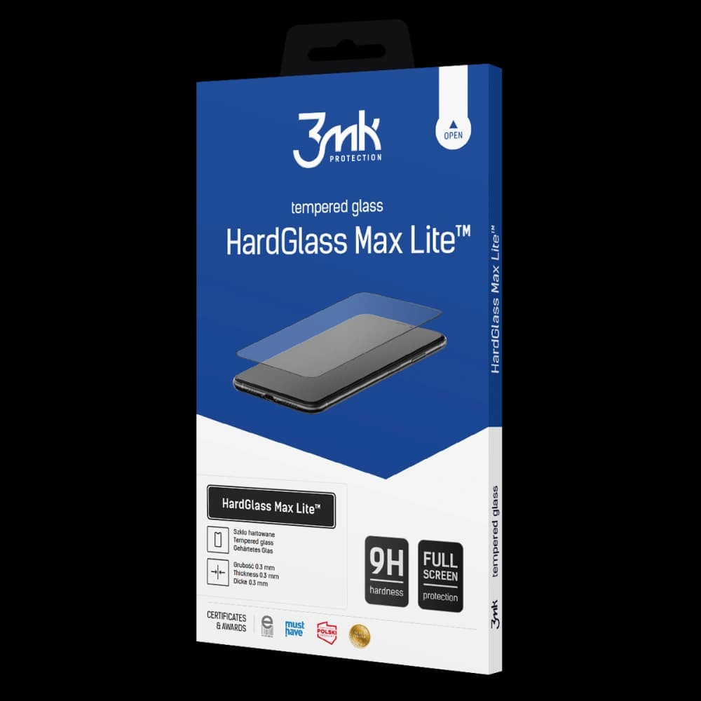 Edzett üveg 3MK HardGlass Max Lite Samsung Galaxy M54 fekete