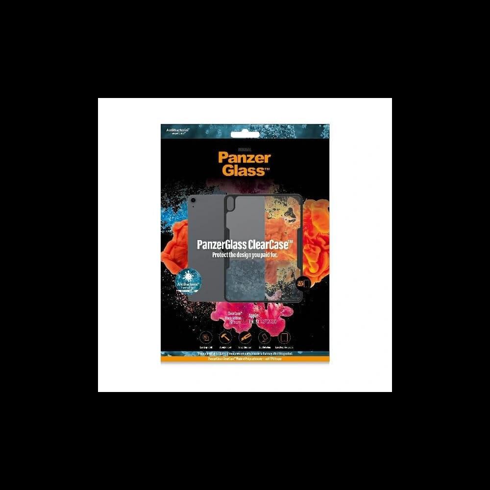 PanzerGlass Apple Tasche ClearCase iPad Air 10.9 2020 (4. Generation) antitibakteriell schwarz/schwarz - 2