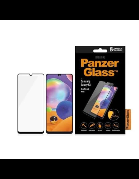 Tvrzené sklo PanzerGlass E2E Regular Samsung Galaxy A31/A32 Case Friendly černé/black