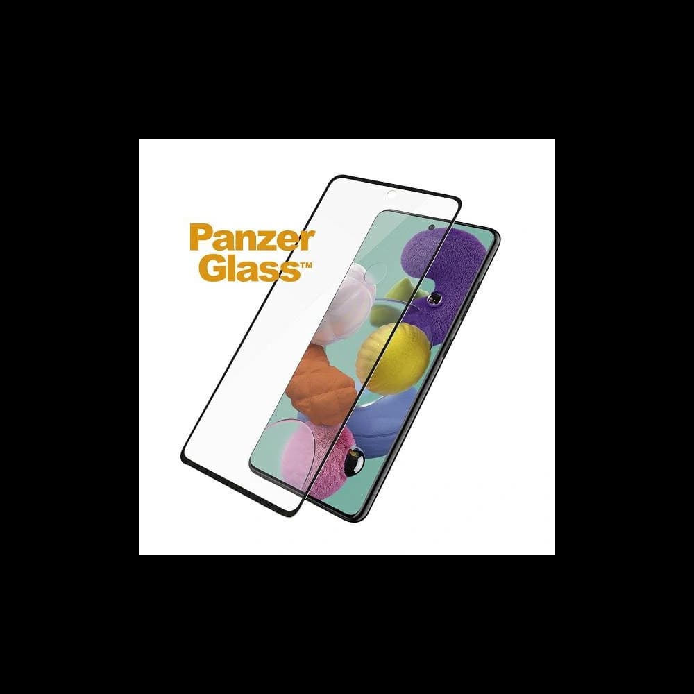PanzerGlass Samsung Gehärtetes Glas E2E Regular Galaxy A51 Case Friendly schwarz/schwarz - 2