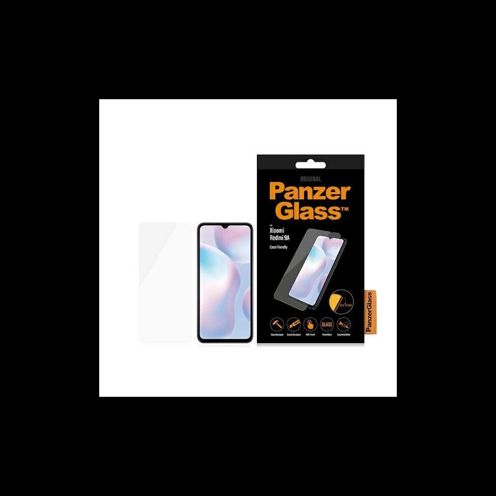 Tvrzené sklo PanzerGlass E2E Regular Xiaomi Redmi 9A Case Friendly