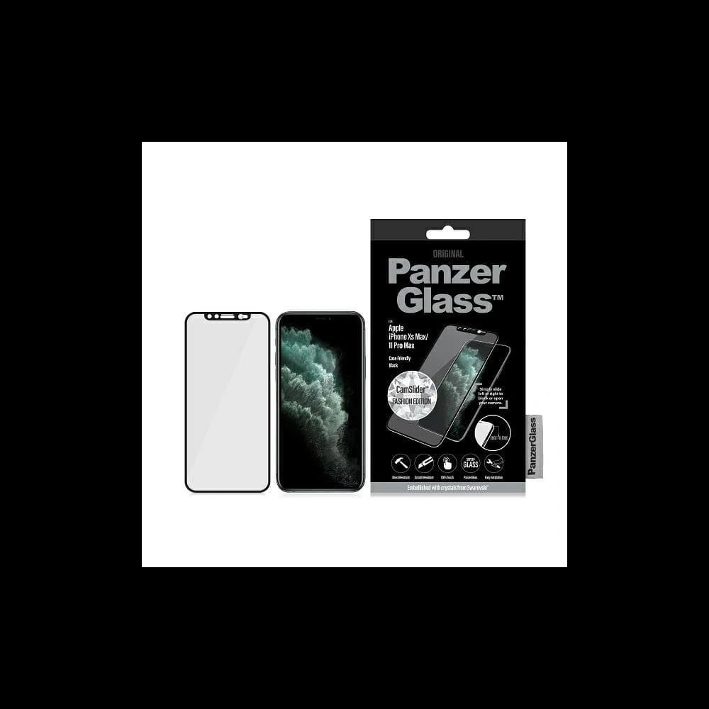 PanzerGlass E2E Super+ Apple iPhone 11 Pro Max/XS Max Case Friendly Swarovsky CamSlider black