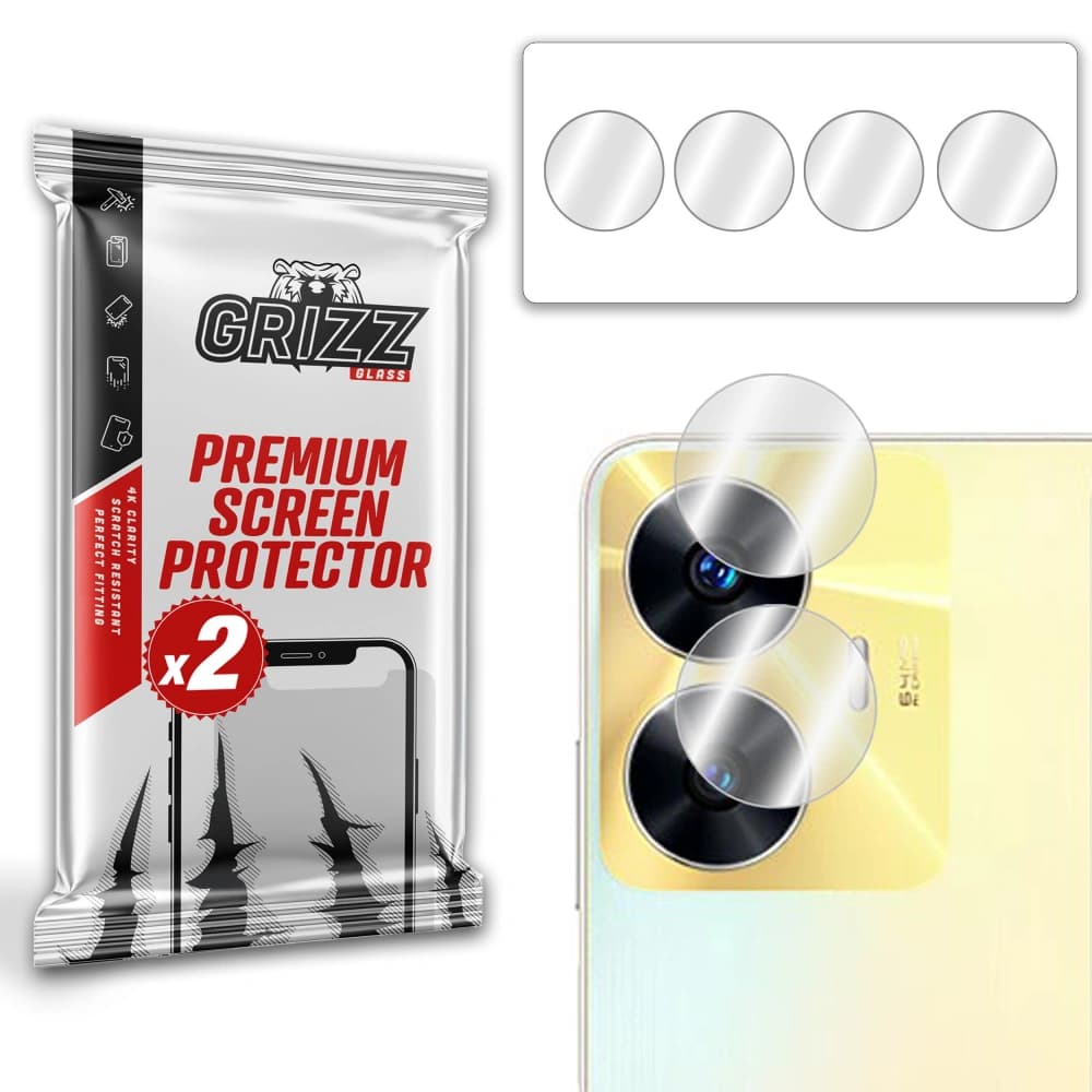 Sklo na aparát GrizzGlass HybridGlass Camera pro Realme C55