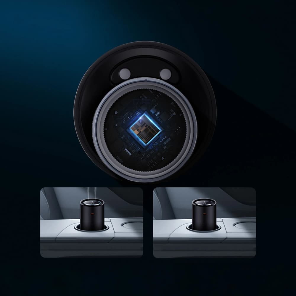 Automobilový osvěžovač vzduchu Baseus Wisdom černý (Kolínská voda + máta) - 15