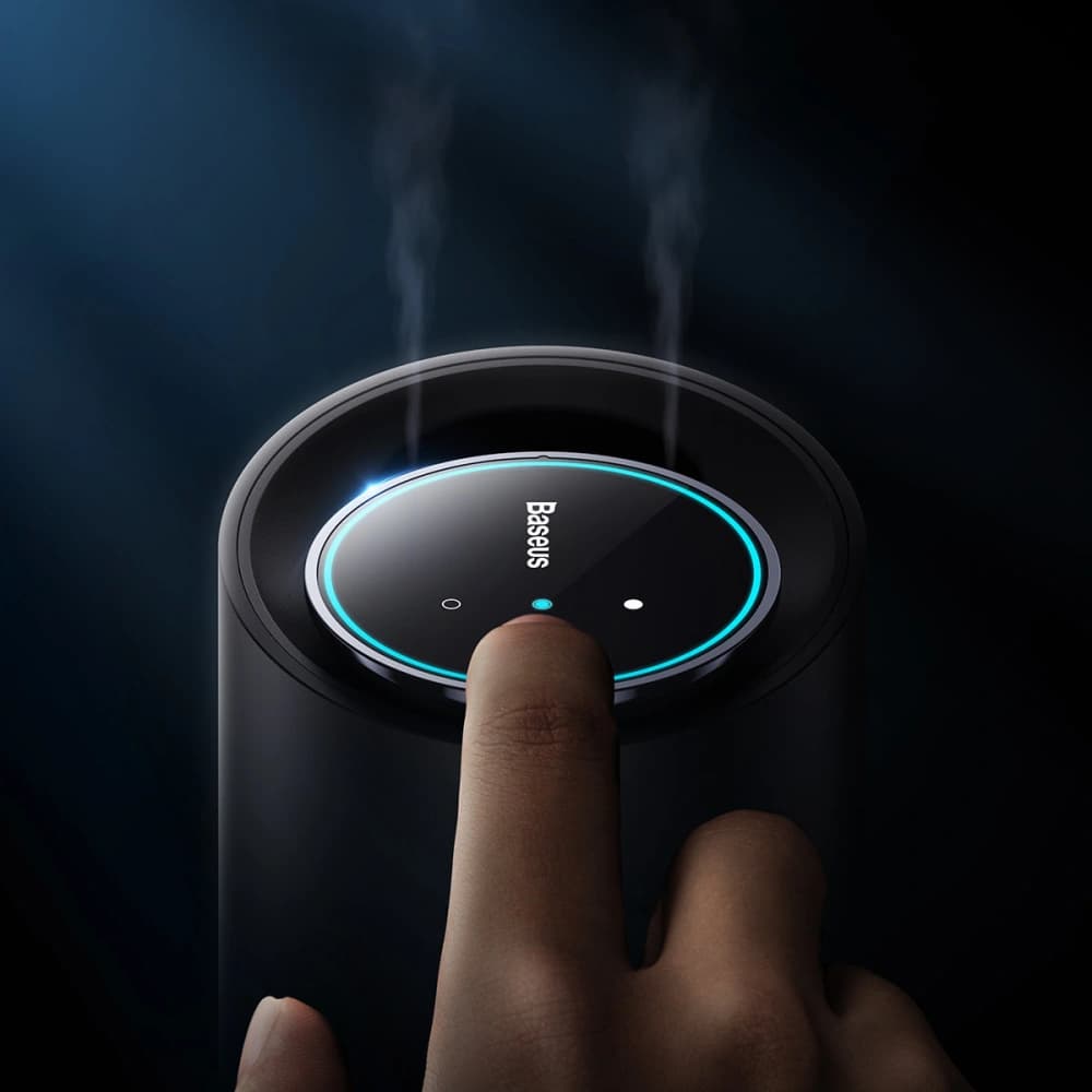 Automobilový osvěžovač vzduchu Baseus černý (bílý čaj / šťavnatý broskev) + kabel USB-C 1m - 10