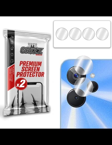 GrizzGlass Kamera Glas HybridGlass Kamera für Realme 10T